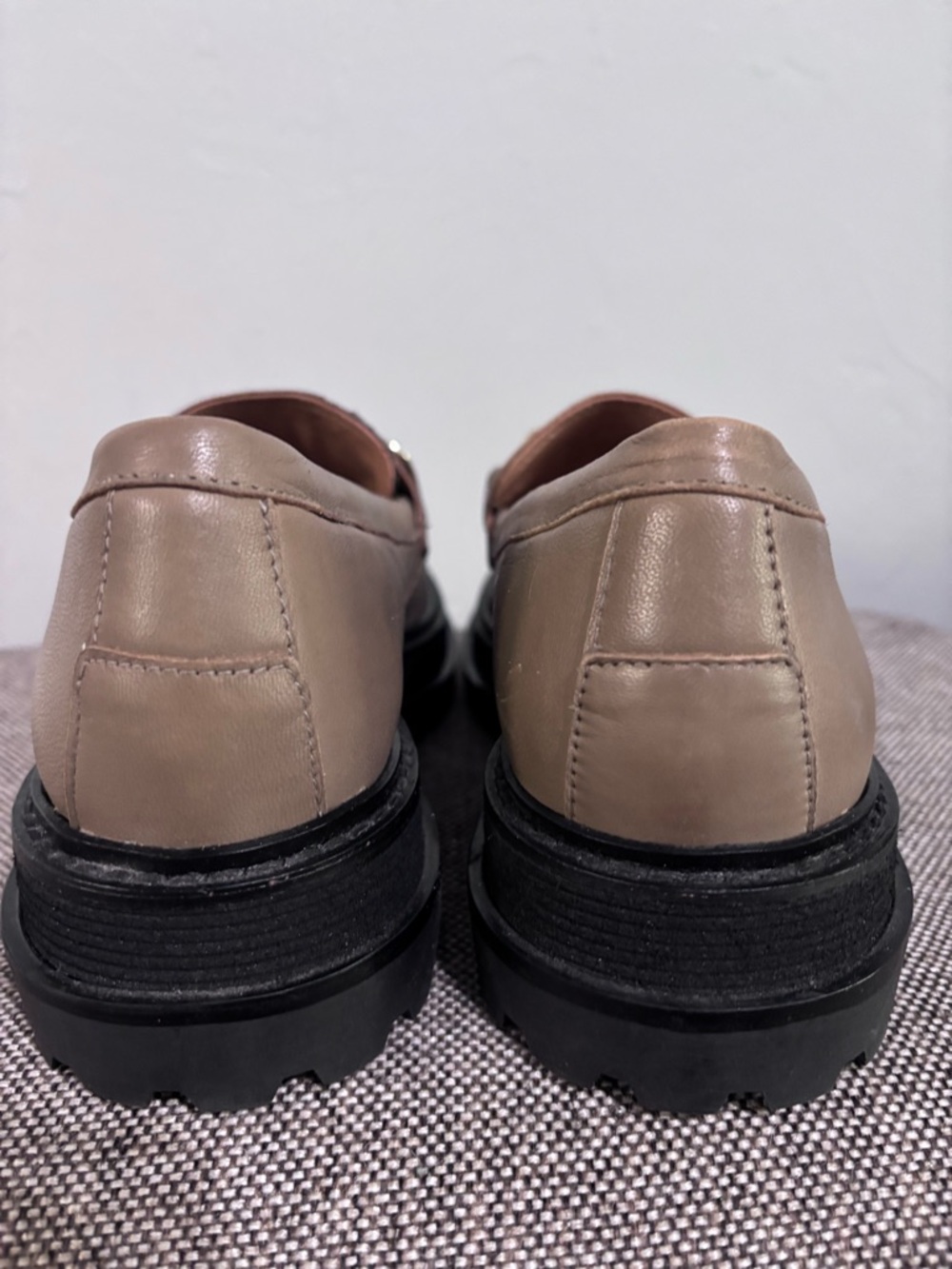 Credo Francine taupe platform loafers, leather upper, size 9, NWOT. - Picture 4 of 13